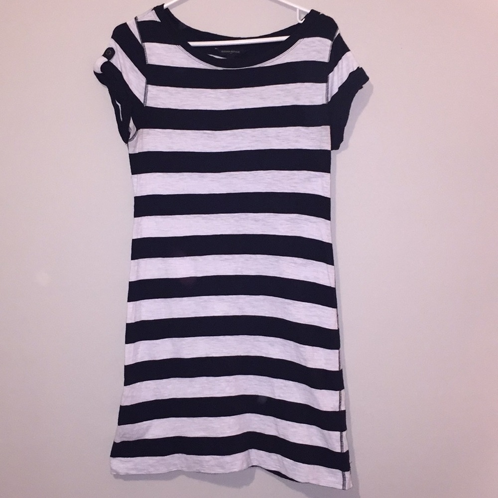 Banana Republic Striped Cotton Dress